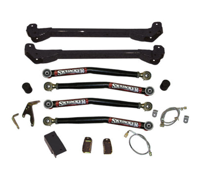 Skyjacker 97-06 Jeep TJ 4in Dual Rate Long Travel Coils Long Arm RR1 Lift Kit w/ Hydro 7000 Shocks