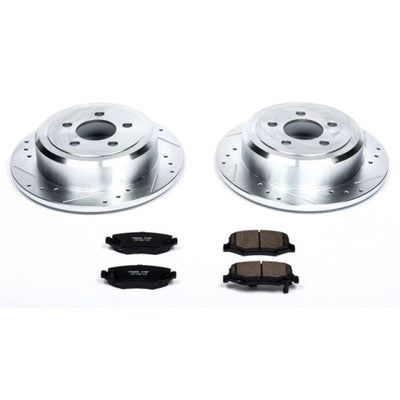 Power Stop 07-11 Dodge Nitro Rear Z23 Evolution Sport Brake Kit w/Calipers