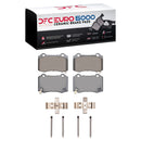 DFC 10-15 Chevrolet Camaro Front & Rear Drill/Slot Geoperf Rotors Euro 5000 Ceramic Pads w/Hardware