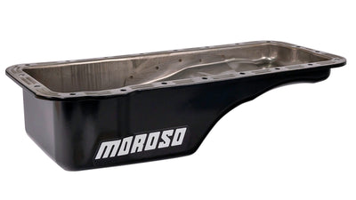 Moroso Ford 352-428 FE Stock (w/Front Sump) Wet Sump 5qt 5in Steel Oil Pan