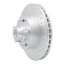 R1 03-03 Dodge Ram 1500 Van Front Right Drilled & Slotted Silver Brake Rotor