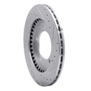 R1 99-08 Chevrolet Tracker Front Drilled & Slotted Silver Brake Rotor Set