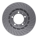 DFC 94-98 Porsche 911 Right Front Drilled GeoSPEC Coated Rotor