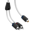 DS18 Marine Grade Tinned Copper OFC RCA Wires 1 Female to 2 Male Splitter