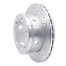 R1 02-06 Dodge Sprinter 3500 Rear Right Drilled & Slotted Silver Brake Rotor