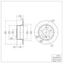 DFC GeoSPEC Coated Rotors - Plain