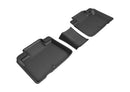 3D MAXpider 2016-2020 Lincoln Nautilus/Mkx Kagu 1st & 2nd Row Floormats - Black