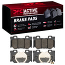 DFC 08-25 Infiniti M35H Rear Active Performance Pads - Low Metallic