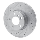 R1 11-18 BMW X3 Front & Rear Drilled & Slotted Silver Brake Rotor Set