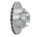 R1 86-92 Ford Explorer Front Left Drilled & Slotted Silver Brake Rotor