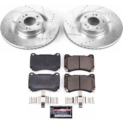 Power Stop 12-14 Hyundai Genesis Front & Rear Z23 Evolution Sport Brake Kit