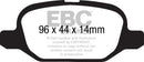 EBC S2 Brake Pad and Rotor Kit