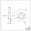 DFC 03-15 Audi Q7 Right Front GeoSPEC Coated Rotor