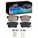 DFC 97-97 Acura CL Front & Rear Geospec Rotors w/4000 HybriDynamic Brake Pads w/Hardware