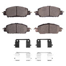 DFC 16-17 Honda Accord Front Drilled & Slotted Geoperformance Rotors 5000 Advanced Pads w/Hardware