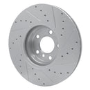 R1 07-18 BMW X5 Front & Rear Drilled & Slotted Silver Brake Rotor Set