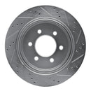 R1 15-17 Ford F-150 Front & Rear Drilled & Slotted Silver Brake Rotor Set