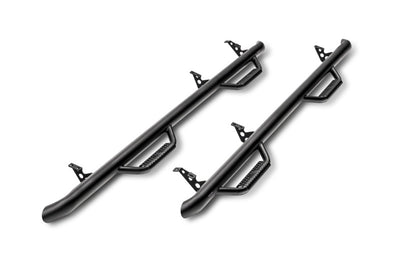 N-Fab Nerf Step 02-08 Dodge Ram 1500/2500/3500 Quad Cab 6.4ft Bed - Tex. Black - W2W - 3in