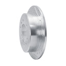 R1 06-10 Hummer H3 Rear Right Drilled & Slotted Silver Brake Rotor
