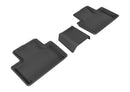 3D MAXpider 2015-2019 Volvo XC90 Kagu 1st & 2nd & 3rd Row Floormats - Black