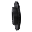 R1 93-99 Dodge STEALTH Rear Right Drilled & Slotted Black Brake Rotor