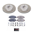Power Stop 98-99 Acura CL Front and Rear Semi-Coated Rotor Kit