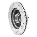 R1 74-80 Ford Maverick (Car) Front Drilled & Slotted Silver Brake Rotor Set
