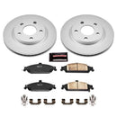 Power Stop 99-04 Oldsmobile Alero Front & Rear Z17 Evolution Geomet Coated Brake Kit