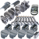 Eagle Chevy 350 IMCA 3.480in Crank 5.700in I-Beam Rods -5cc 4.030in Pistons Rotating Assembly