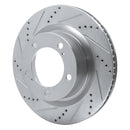 R1 07-22 Toyota Land Cruiser Front Drill & Slot Silver Rotors