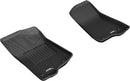 3D MAXpider 2018-2020 Jeep Wrangler JL Unlimited Kagu 1st & 2nd Row Floormats - Black