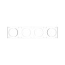 KC HiLiTES FLEX ERA LED Clear Spot Beam Lens for Light Bars