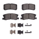 DFC 04-11 Mitsubishi Grandis Front & Rear Geospec Rotors with 5000 Advanced Brake Pads w/Hardware