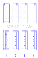 King Engine Bearings Toyota 5VZFE Crankshaft Main Bearing Set