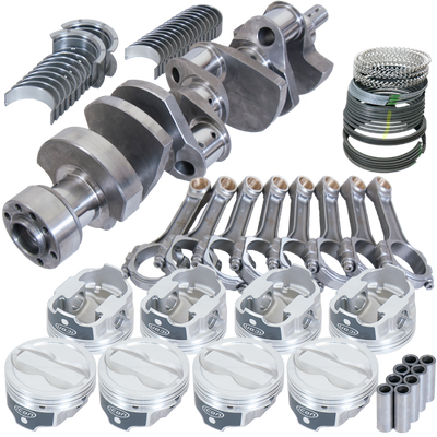 Eagle Chevy LT1350 1Pc 3.750in Crank 6.000in I-Beam Rods -18cc 4.060in Pistons Rotating Assembly