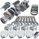 Eagle Chevy LT1350 1Pc 3.750in Crank 6.000in I-Beam Rods -18cc 4.060in Pistons Rotating Assembly