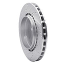 R1 04-07 Volvo V70 Front & Rear Drilled & Slotted Silver Brake Rotor Set