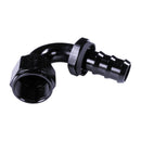 Russell 12AN Twist-Lok 120 Degree Hose End - Black