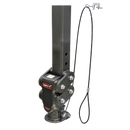 Gen-Y Spartan Torsion-Flex 2.5in Offset 4in SQ Tube Gooseneck 2-5/16in Coupler Standard Height