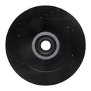 R1 1992-2002 Chevrolet Tahoe Front Right Drilled & Slotted Black Brake Rotor