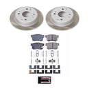 Power Stop 98-99 Acura CL Front and Rear Semi-Coated Rotor Kit