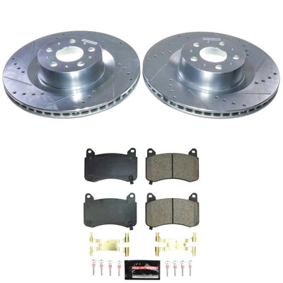 Power Stop 20-24 Tesla Y Front and Rear Z23 Evolution Brake Kit