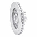 R1 84-87 Lincoln CONTINENTAL Front Right Drilled & Slotted Silver Brake Rotor
