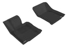 3D MAXpider 2014-2016 Mini Countryman Kagu 1st & 2nd Row Floormats - Black