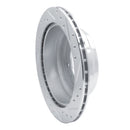 R1 92-04 Acura SLX Rear Left Drilled & Slotted Silver Brake Rotor