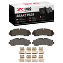 DFC 20-25 Ford Transit-350 HD/DRW Rear 5000 Advanced Semi Metallic Brake Pads and Hardware Kit