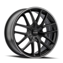Touren 3260 TR60 18x8 / 5x110/115 BP / 40mm Offset / 72.62mm Hub Matte Black Machined Wheel