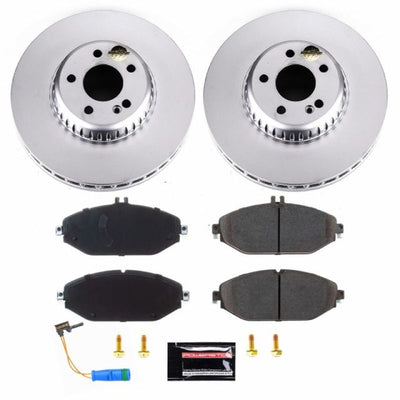 Power Stop 19-20 Mercedes-Benz C300 Front & Rear Z23 Evolution Sport Coated Brake Kit