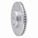 R1 16-26 Toyota GR Supra Front Drill & Slot Silver Rotors