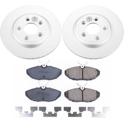 Power Stop 00-06 Lincoln LS Front & Rear Z17 Evolution Geomet Coated Brake Kit